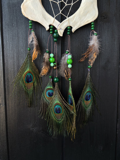 Forest Dreamer - Deer Jaw Dreamcatcher big