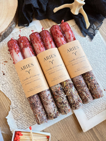 Aries | March 21 – April 19 | Zodiac Candle