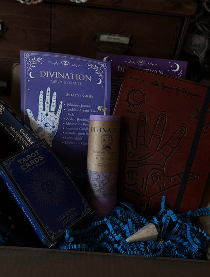🔮 DIVINATION BOO BOX – Tarot & Oracle Ritual Kit