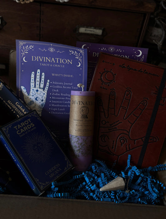 🔮 DIVINATION BOO BOX – Tarot & Oracle Ritual Kit