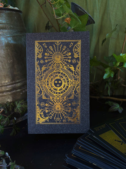 Gold Foil Tarot Set with Book - Major Arcana/minor Arcana