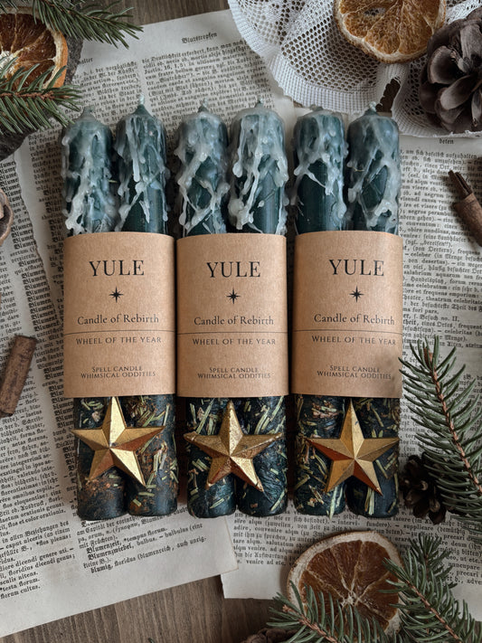 Yule | December 21/22 | Winter Solstice | Ritual Candles (2pcs)