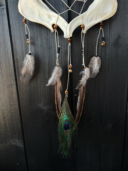 Forest Dreamer - Deer Jaw Dreamcatcher big