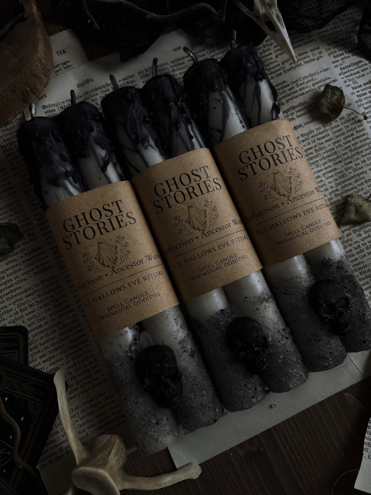 👻 Ghost Stories | Ritual Candle (2pcs)