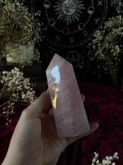 Rose Quartz Tower 15cm