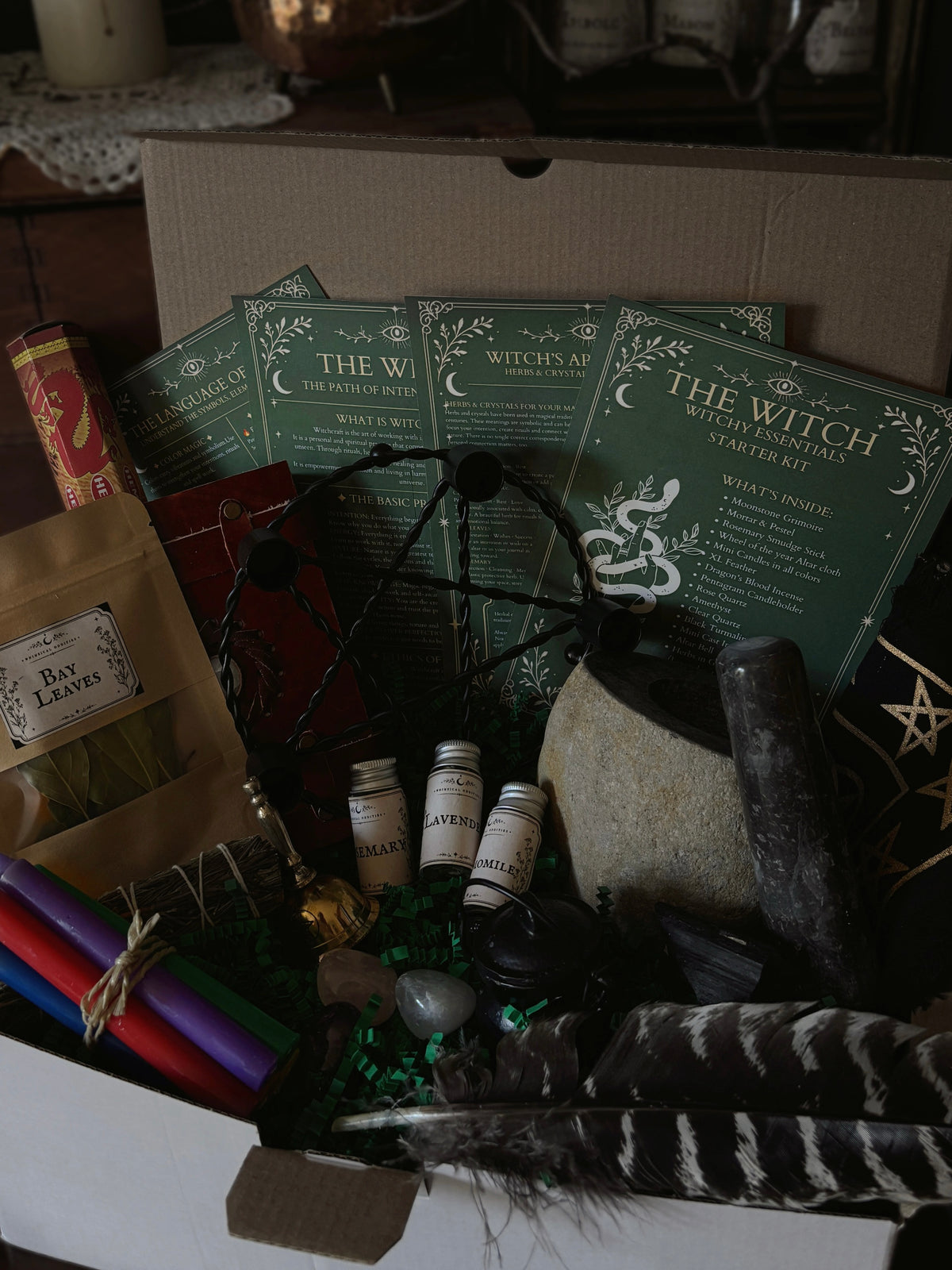 THE WITCH STARTER KIT – Complete Witchcraft Ritual Kit