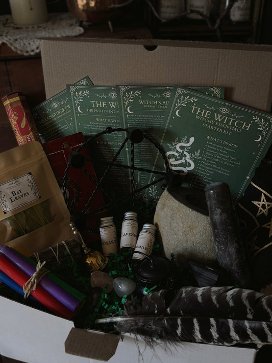 THE WITCH STARTER KIT – Complete Witchcraft Ritual Kit