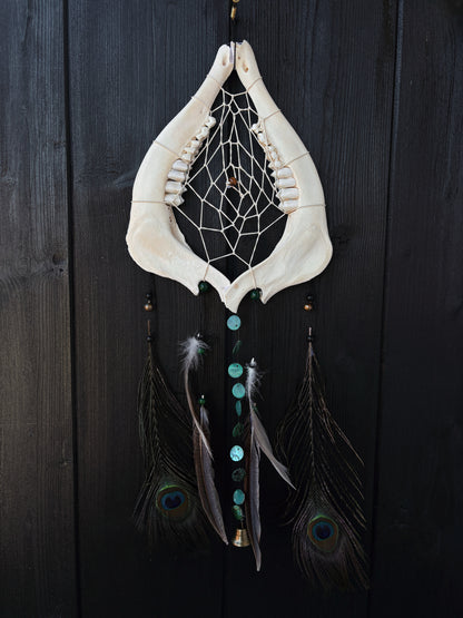 Forest Dreamer - Deer Jaw Dreamcatcher big