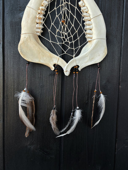 Forest Dreamer - Deer Jaw Dreamcatcher big