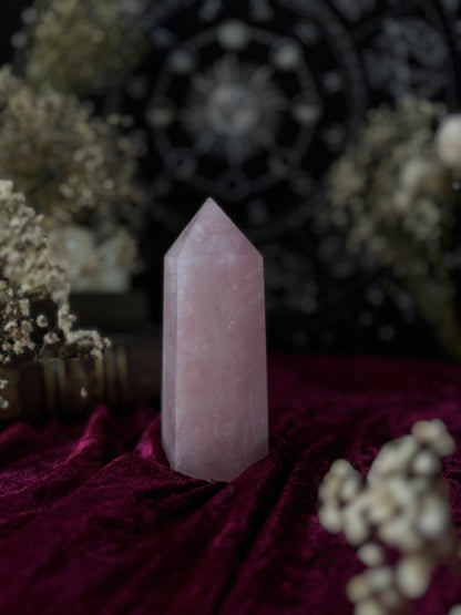 Rose Quartz Tower 15cm