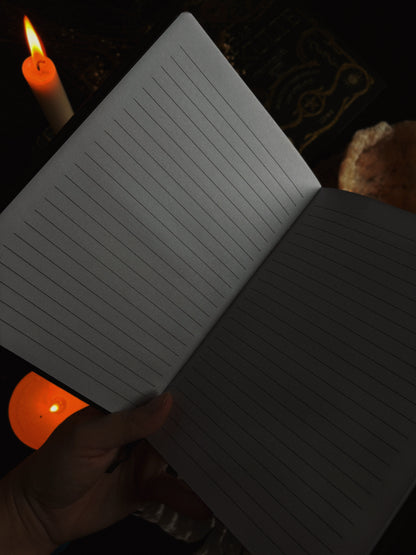 Black Cat Magick Book of Spells A5 Notebook