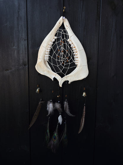 Forest Dreamer - Deer Jaw Dreamcatcher big