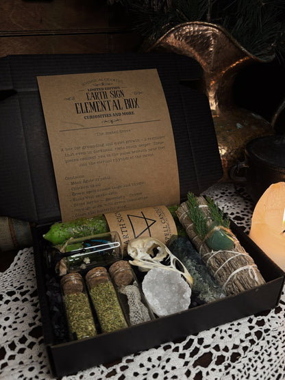 Earth Sign - Elemental boxes (Taurus, Virgo, Capricorn)