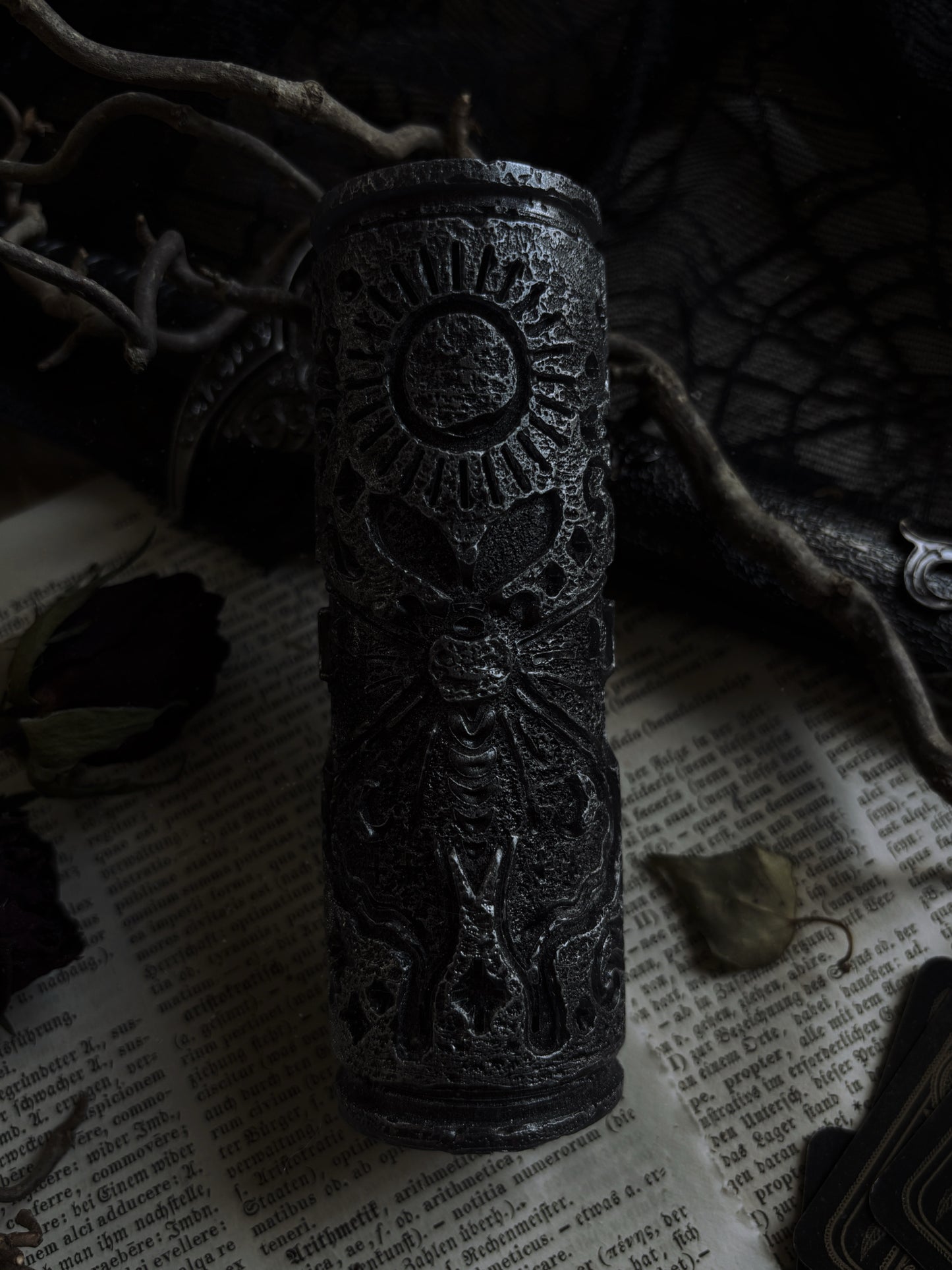 Lunar Moth Candle (12x4cm)