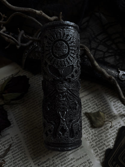 Lunar Moth Candle (12x4cm)