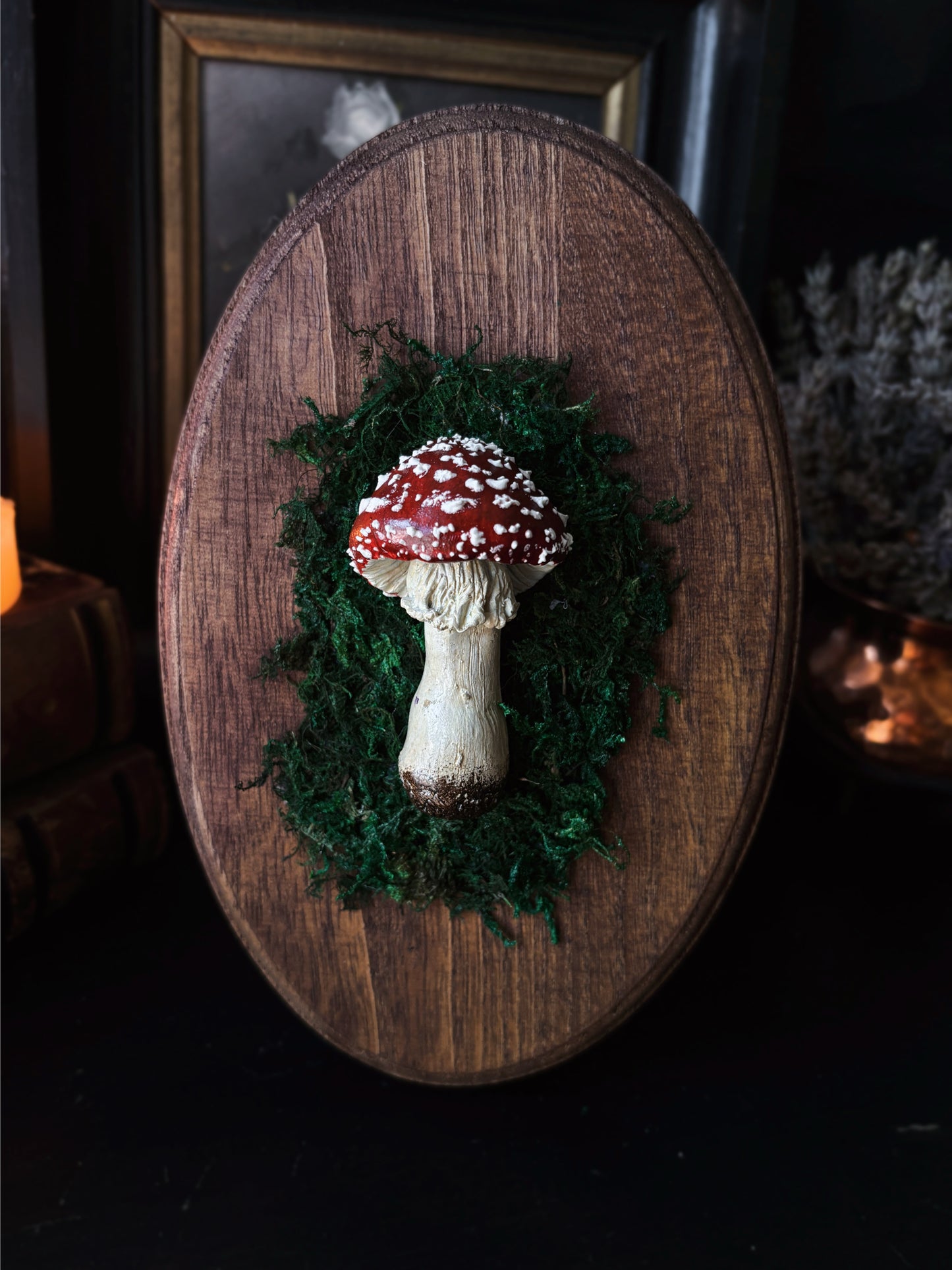 Fly Agaric - Polymer Clay Mushroom (21,5x14cm)