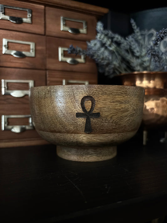 Ritual Bowl Incense Holder - Ankh