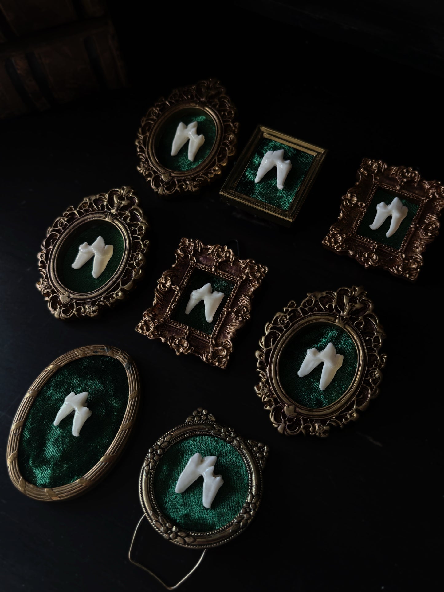 Fox Tooth Mini Frame – Vintage Style Wall Art