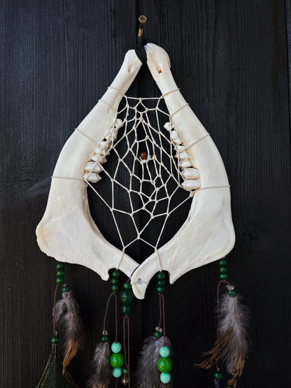 Forest Dreamer - Deer Jaw Dreamcatcher big