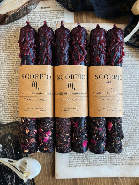 Scorpio | October 23 – November 21 | Zodiac Candle