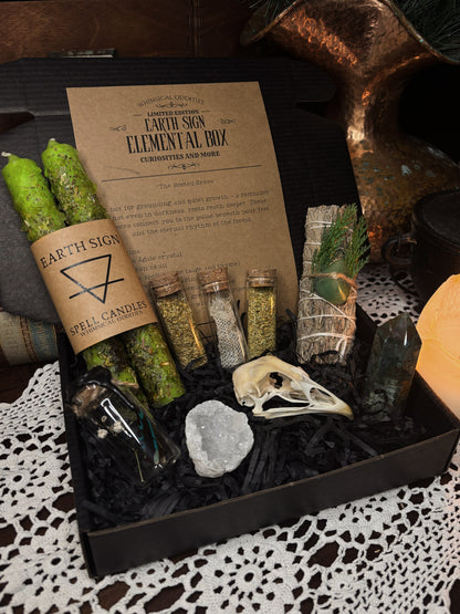 Earth Sign - Elemental boxes (Taurus, Virgo, Capricorn)