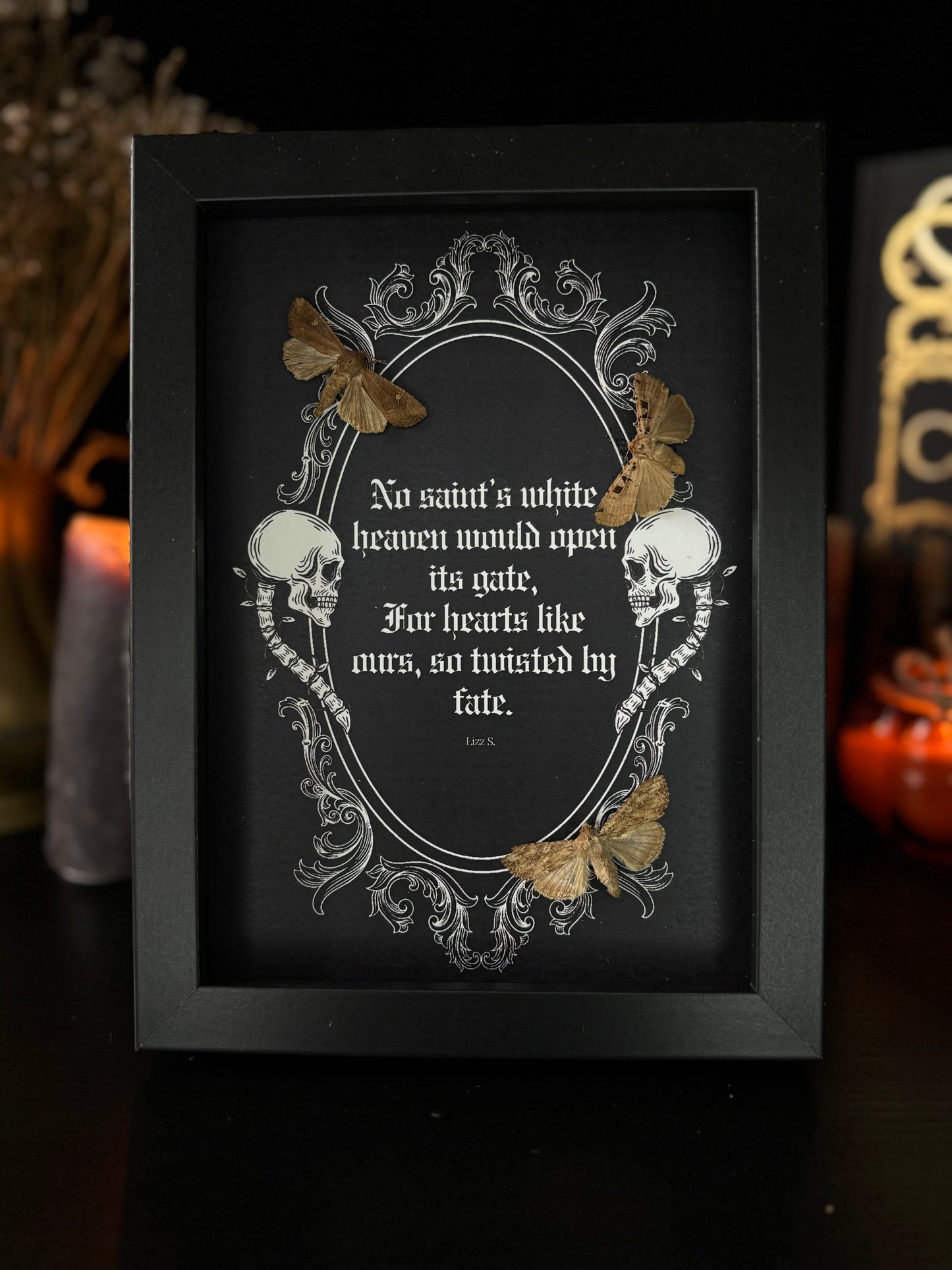 "Saint's white heaven" | Poem (18x13cm)