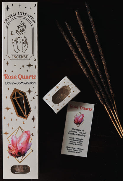 Rose Quartz | Crystal Intention Incense