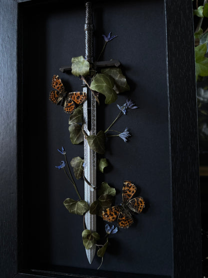 Sword frame - Araschnia levana (22x12cm)