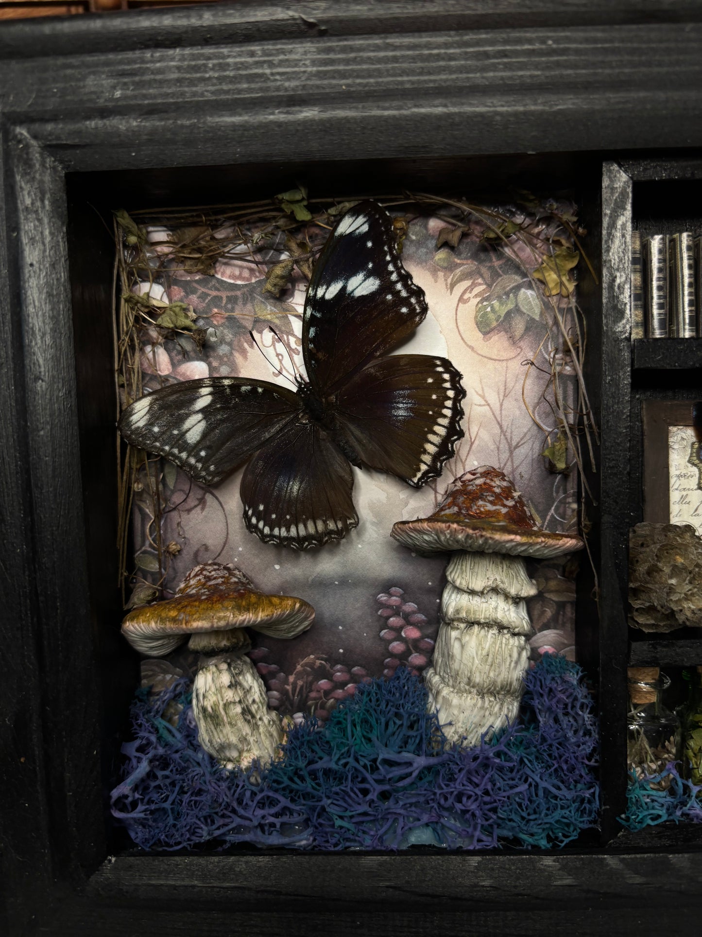 🍄 Forbidden Forest – Miniature Witch’s Cabinet (18x13cm)