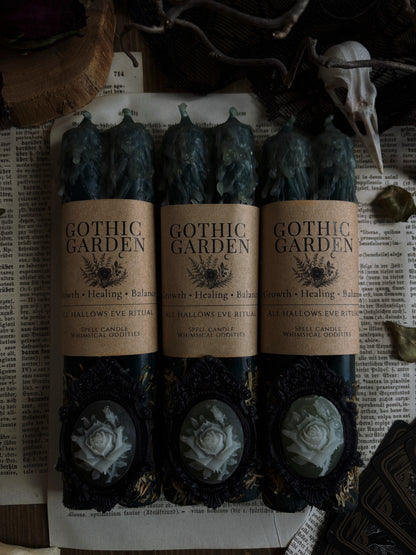 🌿 Gothic Garden | Ritual Candle (2pcs)