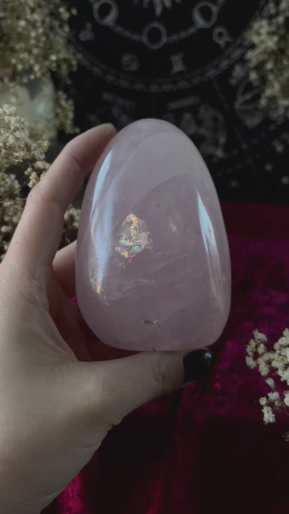 Rose Quartz Freeform 10cm